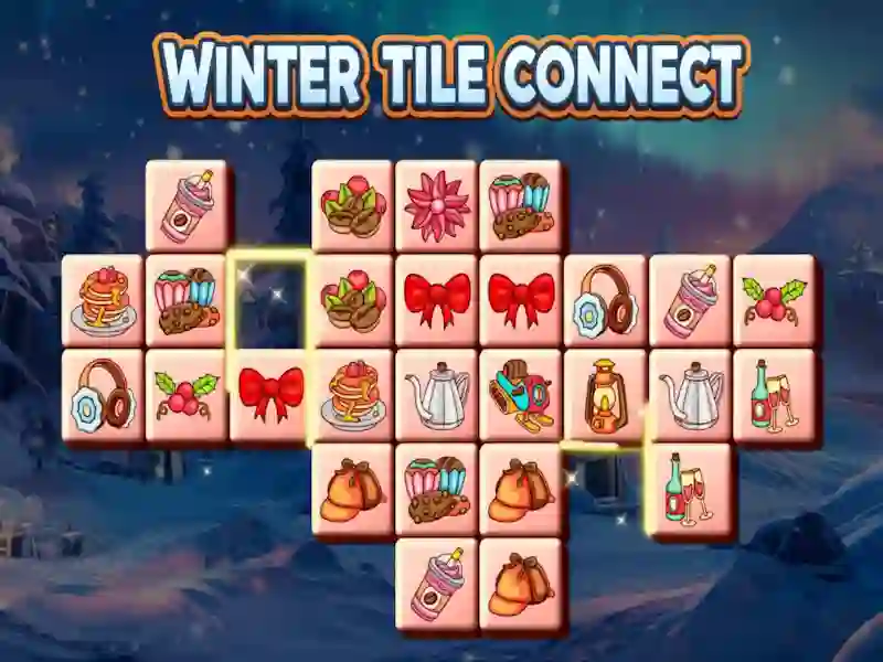 თამაში Winter Tile Connect ონლაინ