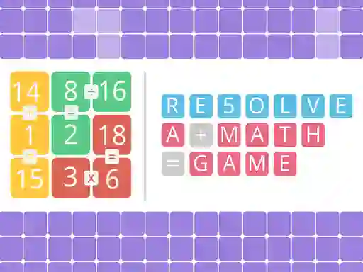 თამაში Resolve a math game ონლაინ