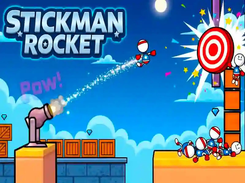 თამაში Stickman Rocket ონლაინ