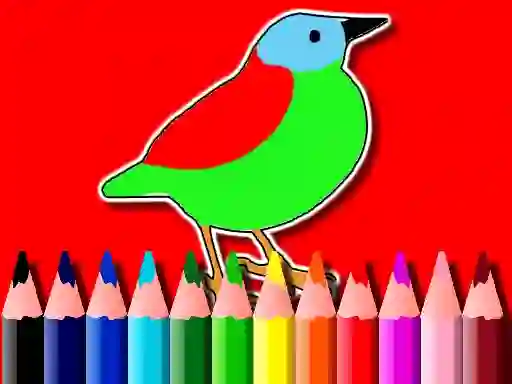 თამაში Back To School: Birds Coloring Book ონლაინ