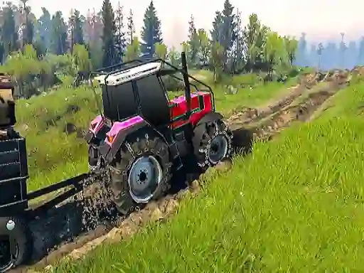 თამაში Real Chain Tractor Towing Train Simulator ონლაინ