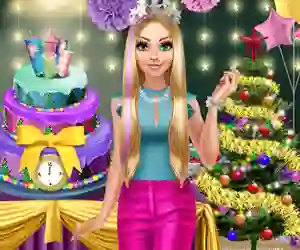 თამაში Blondie Winter Party ონლაინ