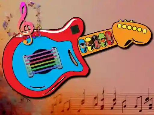 თამაში Kids Guitar Music Time ონლაინ