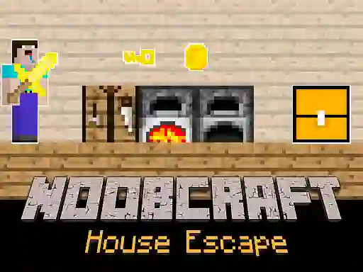 თამაში Noobcraft House Escape ონლაინ