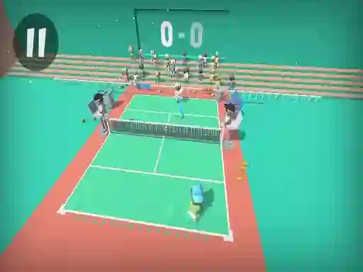 თამაში Funny swipe Tennis ონლაინ