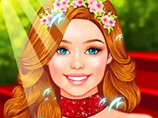 თამაში Super Stars Dress-up For-Girls ონლაინ