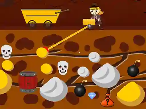 თამაში Lady Gold Miner ონლაინ