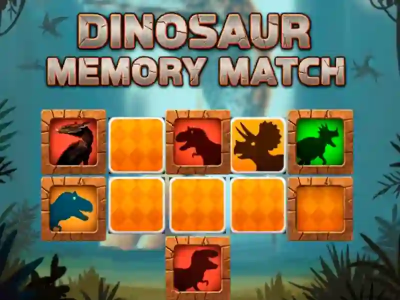თამაში Dinosaur Memory Match ონლაინ