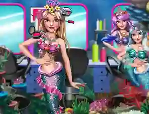 თამაში Mermaid Princess Beauty Salon ონლაინ