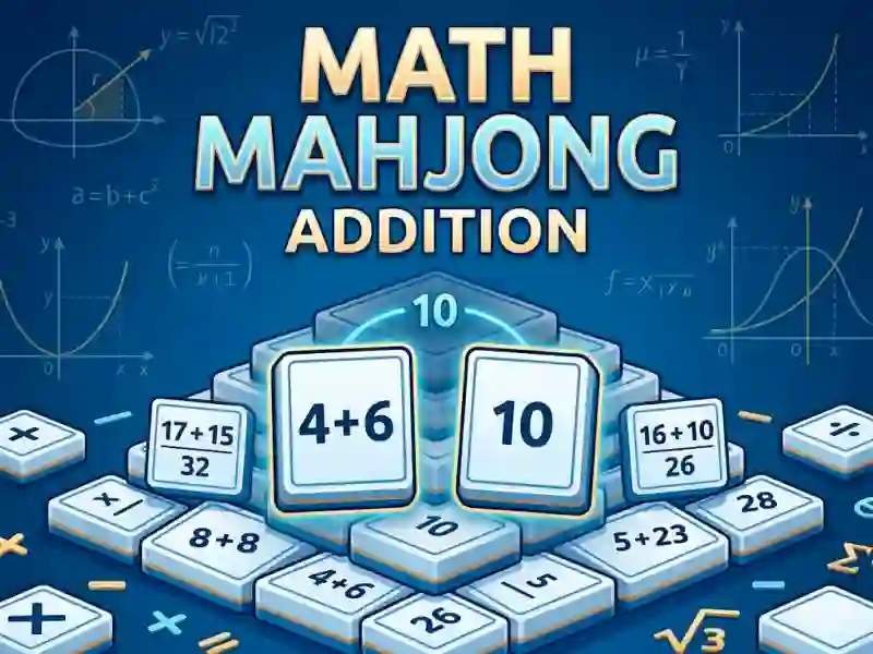 თამაში Math Mahjong Addition ონლაინ