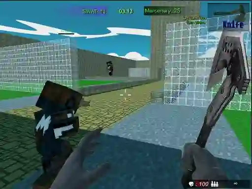 თამაში Pixel Fps SWAT Command ონლაინ