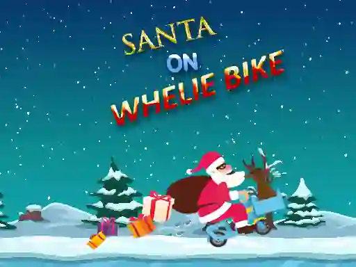 თამაში Santa On Wheelie Bike ონლაინ