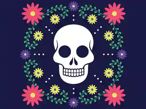 თამაში Colorful Skull Jigsaw ონლაინ