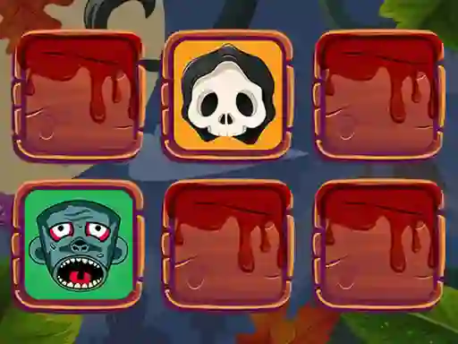 თამაში Halloween Faces Memory ონლაინ
