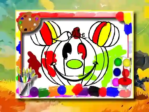 თამაში Halloween Coloring Book ონლაინ