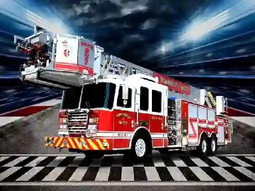 თამაში Fire Trucks Puzzle ონლაინ