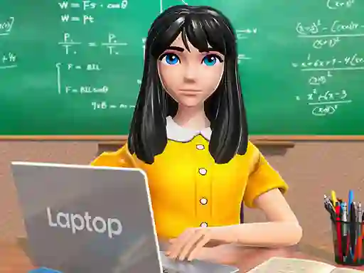 თამაში School Teacher Game School Day ონლაინ