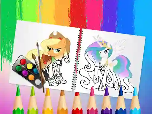 თამაში Sweet Pony Coloring Book ონლაინ