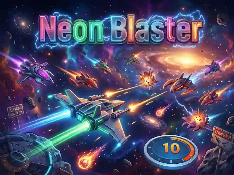 თამაში Neon Blaster ონლაინ