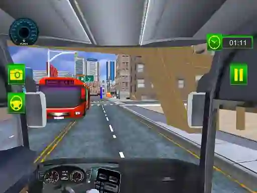 თამაში Driving Service Passenger Bus Transport ონლაინ