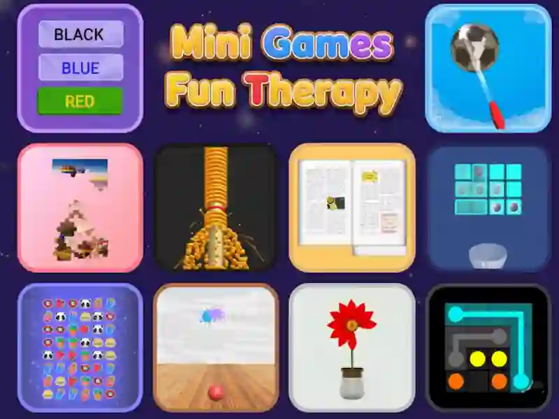 თამაში Mini Games Fun Therapy ონლაინ