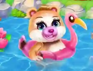 თამაში Cute Bear Caring ონლაინ