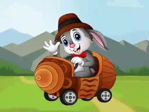 თამაში Cartoon Animals In Cars Match 3 ონლაინ