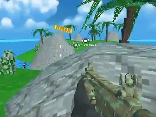 თამაში Blocky Combat SWAT Desert Storm Zombie ონლაინ