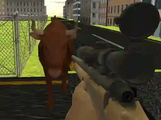 თამაში Angry Bull Shooter ონლაინ