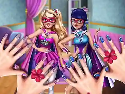 თამაში Princess Superheroes: Beauty Salon ონლაინ