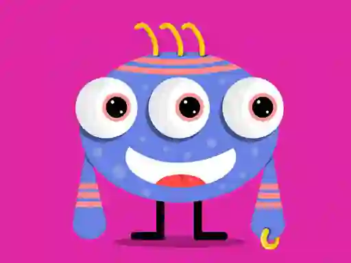 თამაში Cute Little Monsters Memory ონლაინ