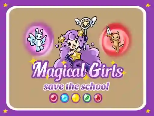 თამაში Magical Girls Save the School ონლაინ