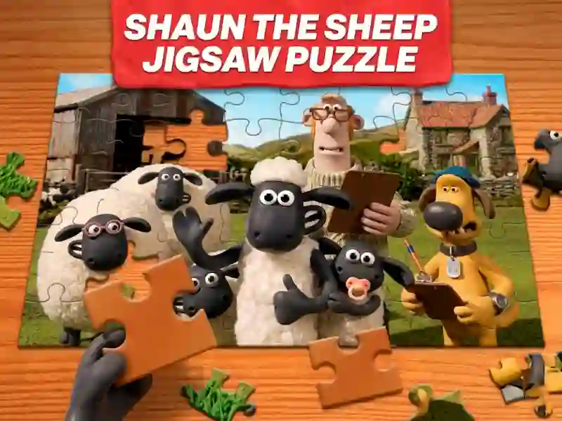 თამაში Shaun the Sheep Jigsaw Puzzle ონლაინ