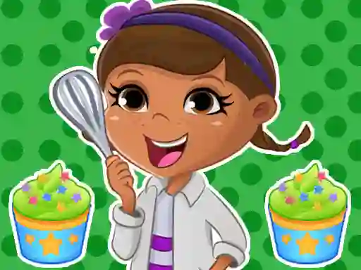 თამაში Dottie Doc Mcstuffins Cupcake Maker ონლაინ