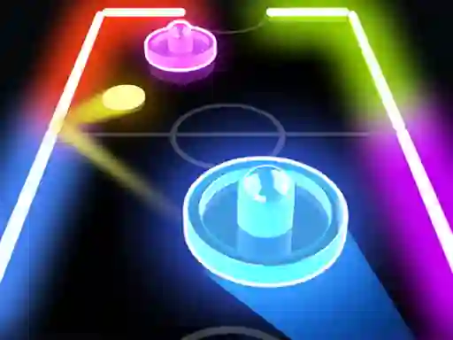 თამაში Glow Hockey HD ონლაინ