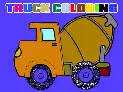თამაში Trucks Coloring Book ონლაინ