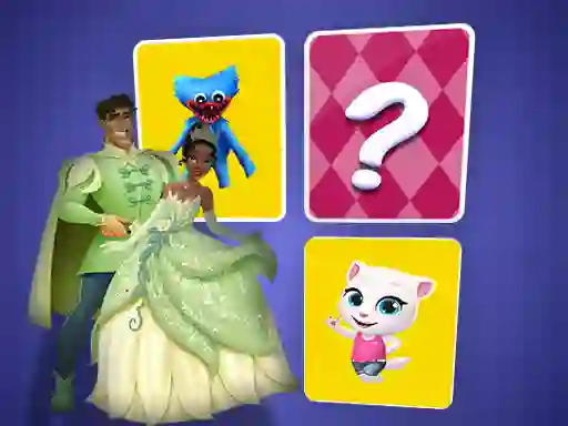 თამაში The Princess and the Frog Memory Card Match ონლაინ