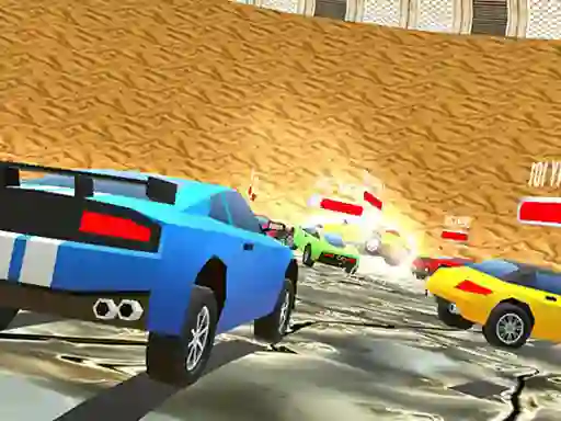 თამაში Low Poly Smash Cars ონლაინ