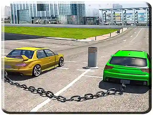 თამაში Chained Cars Impossible Tracks ონლაინ