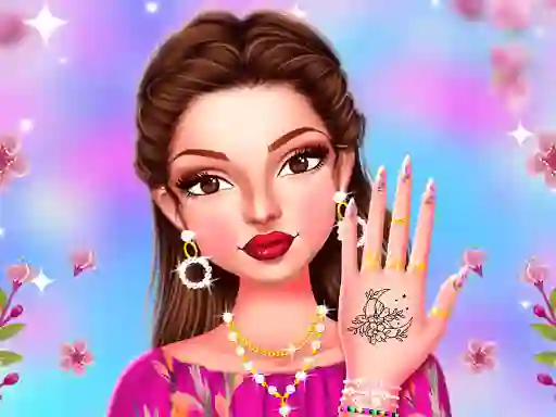 თამაში Celebrity Spring Manicure Design ონლაინ