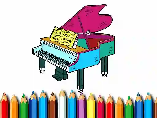 თამაში Back To School: Piano Coloring Book ონლაინ