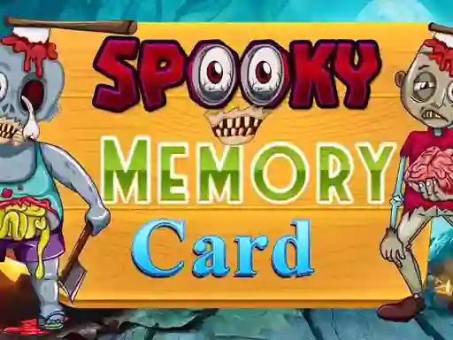 თამაში Spooky Memory Card ონლაინ