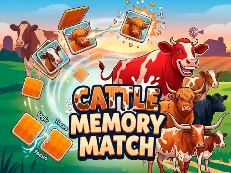 თამაში Cattle Memory Match ონლაინ