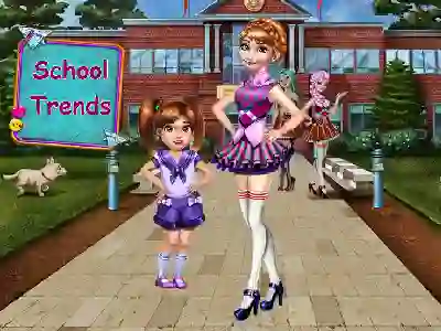 თამაში School Trends ონლაინ
