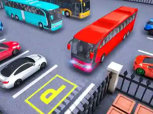 თამაში Real Bus Parking Pick and Drop ონლაინ