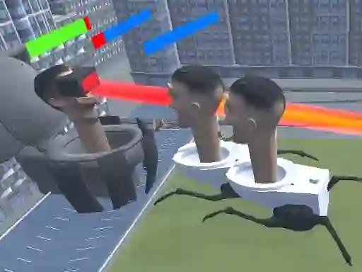 თამაში Merge Toilet Skib Fight ონლაინ