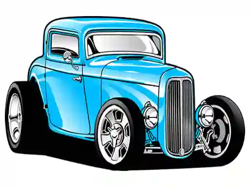 თამაში Hot Rod Coloring ონლაინ