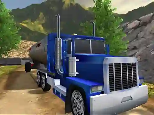 თამაში Oil Tank Truck Driving Sim ონლაინ