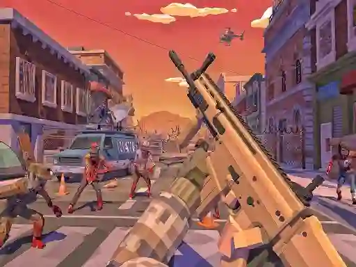 თამაში Polygon War Z Zombie ონლაინ