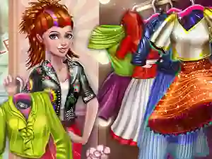 თამაში Sery Shopping Day Dolly Dress Up ონლაინ